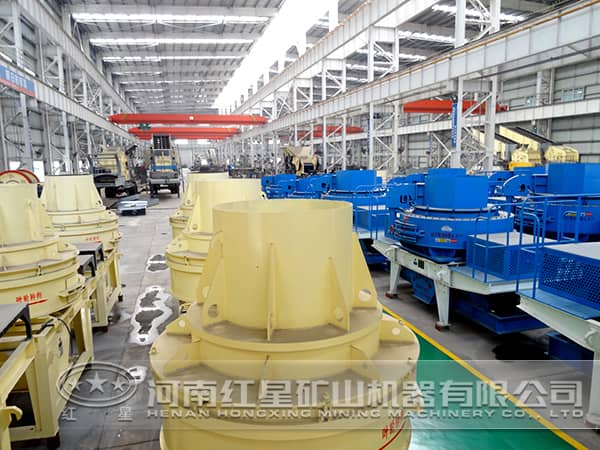大理石制砂機(jī)廠家車間圖